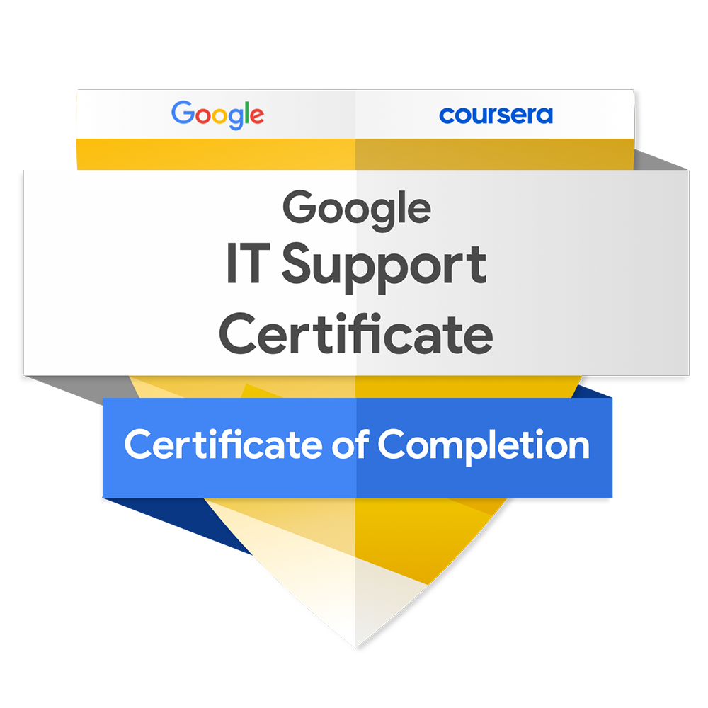 Google Certified IT Support Specialist
