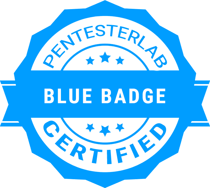 PentesterLab Blue Badge