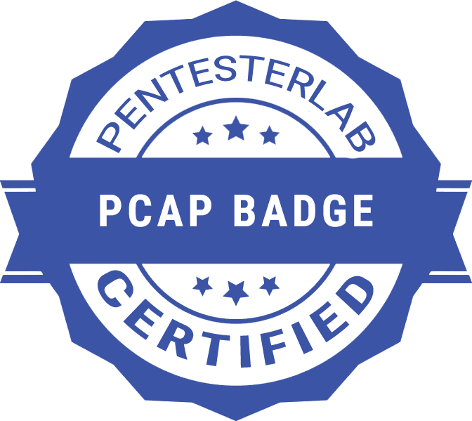 PentesterLab Pcap Badge